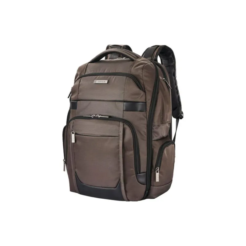 SAMSONITE Polyamide Laptop Backpack Men's Brown-1