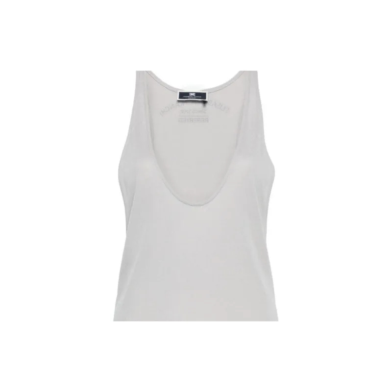 Elisabetta Franchi SS24 Tank Tops Women's Gray-3