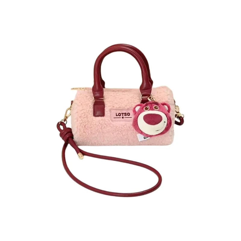 Disney Polyester Handbag, Shoulder Bag, Crossbody Bag Mini Women's Pink/Brown-0