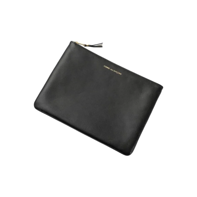 CDG Leather Wallet Regular Unisex Black-3