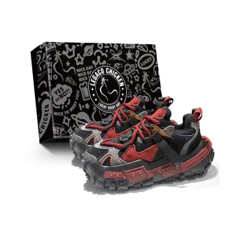 Legaco Chicken Cushioning Anti Slip And Wear Resistant Height Increasing Low Top Chunky Sneakers Men's Box