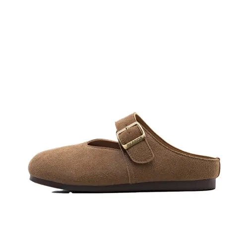 Warrior Abrasion-Resistant Slip-Resistant Wrap-toe Slippers Women's Brown