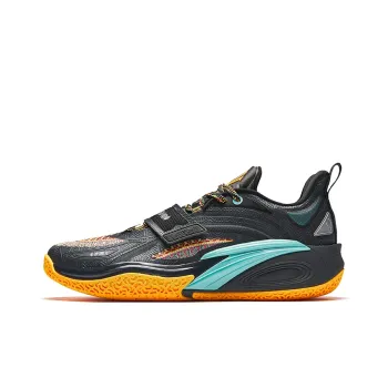 Anta KAI 1 Anti Slip Wear Resistant Low Top Basketball Shoes Men's Gray Black Orange