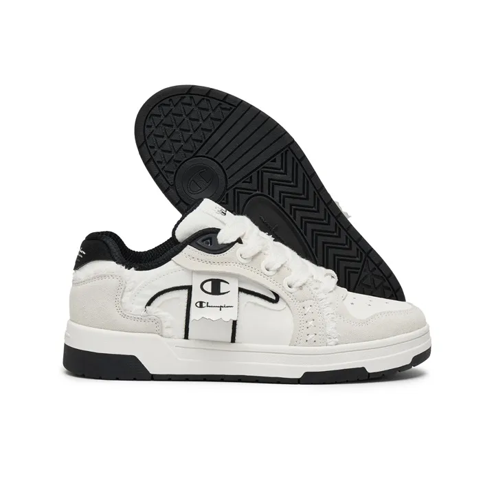 Champion Street Skater 1 Low Top Skateboard Shoes Unisex Black White-1