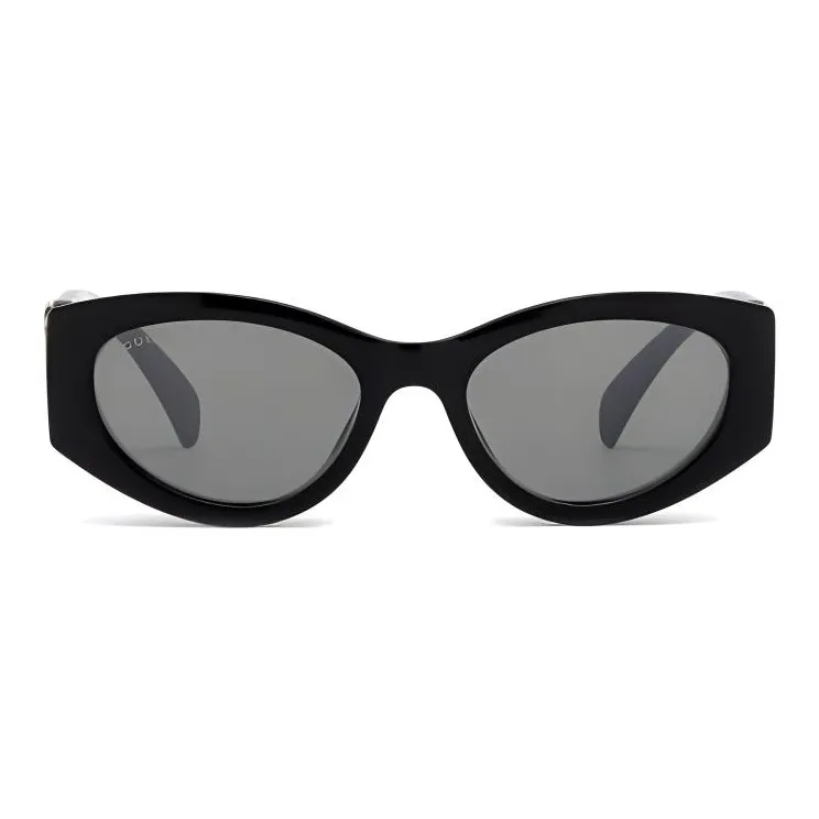 GUCCI Plastic Oval Sunglasses Unisex Black-1