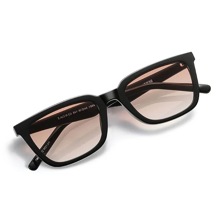 BERTHA Plate Frame Square Sunglasses Unisex-11