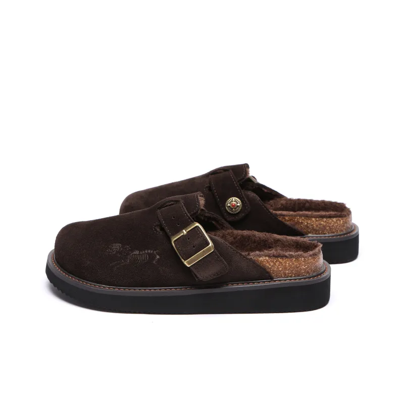 JOY BY YE3NJOY x UNNAMED FORCES Wrap toe Slippers Unisex Umber-3