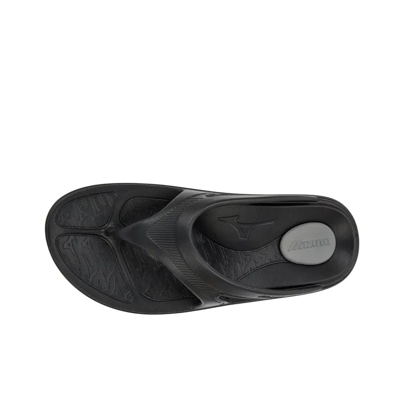 Mizuno Quiet Slip-Resistant Flip Flops Men's Black-2