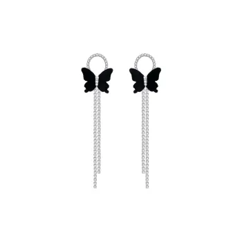 ZEGL Silver Stud Earrings Women's