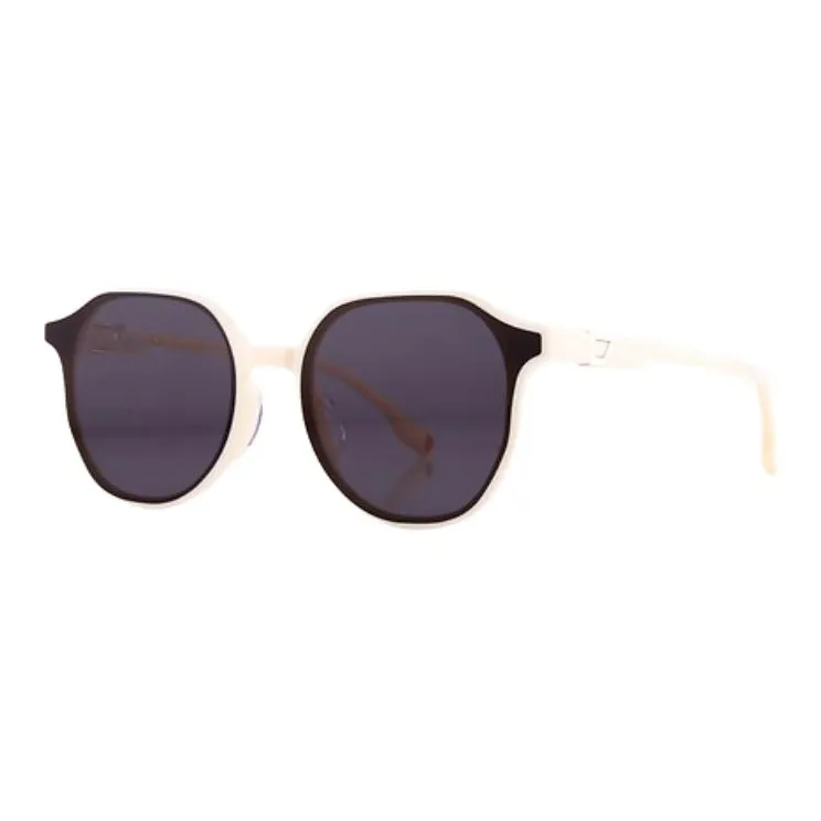 LAPIZ SENSIBLE. Acetate Oval Sunglasses Unisex White-0