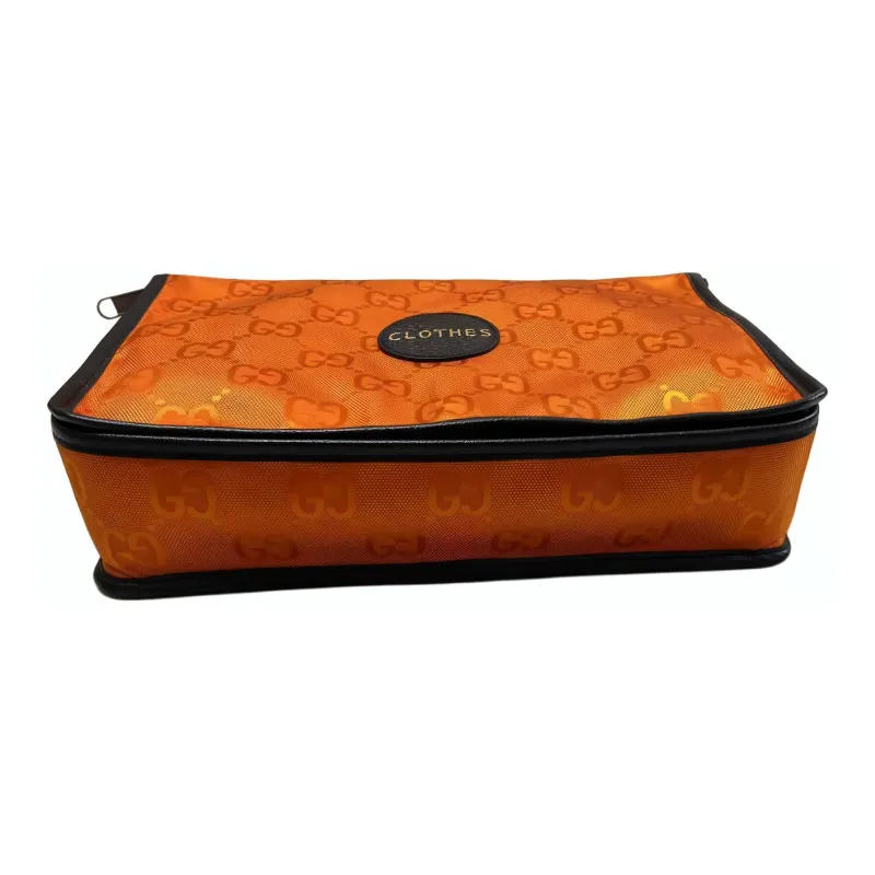 GUCCI Off The Grid Fabric Storage Bags Toiletry Bags Medium Size Men's Orange-4