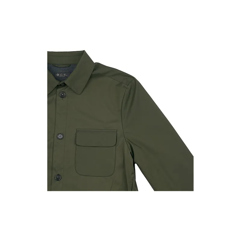 Loro Piana Shirt Men's Army Green-4