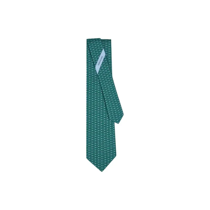 Ferragamo Patterned Silk Tie-1