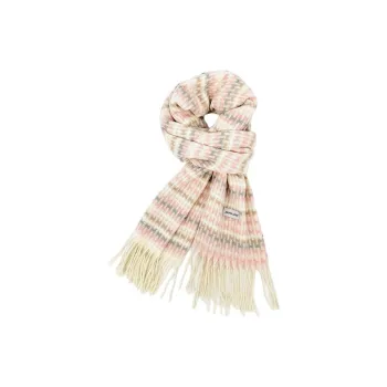 JEANSWEST Polyester Knit Scarves Women's Light Pink