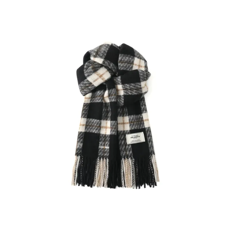 FREE RABBITⅡ Advanced Versatile Faux Cashmere Warm Scarf Shawl Dual Use Unisex-2