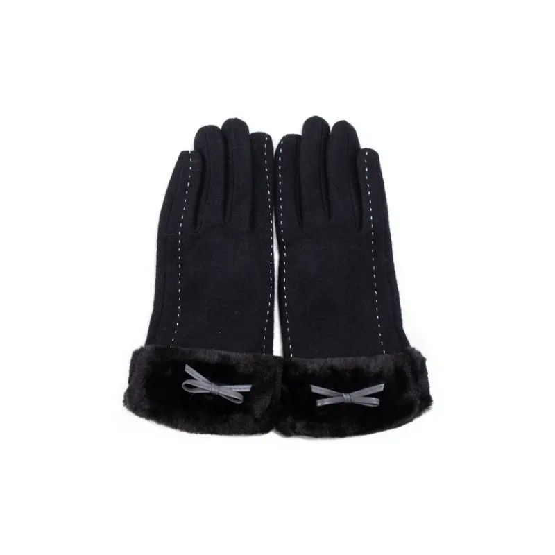 Fancet Studios Sheep Wool Knit Gloves Women's-10