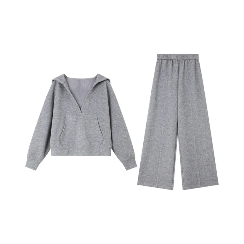 VIMLY Casual Suits Women's Gray-1