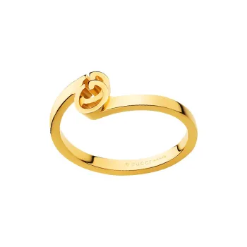 GUCCI Logo Charm Ring