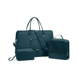 Peacock Blue Three-Piece Set