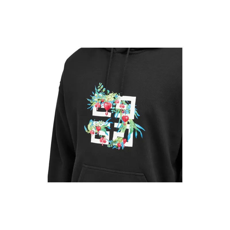 Givenchy 4G Floral Printed Drawstring Hoodie-5
