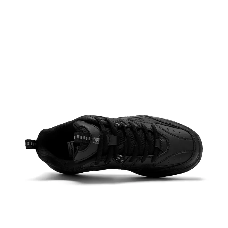 QIAODAN Abrasion Resistant Shock Absorbers With Slip Resistant Features Low Top Badminton Shoes Women's Black-3