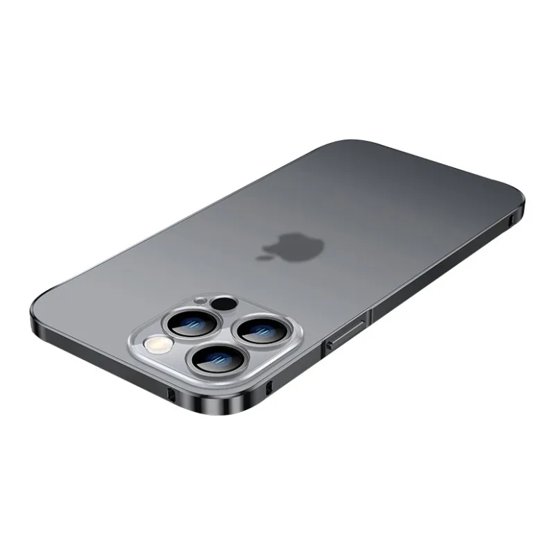 Andmo Metal Advanced Matte Transparent Impact Resistant Phone Case Compatible With Apple 13/13 Pro/13 Pro Max-6