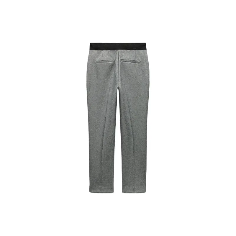 ZARA Casual Pants Women's Pearl Gray-1