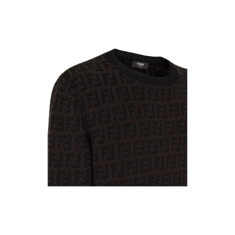 FENDI Ff Allover Logo Sweater-2