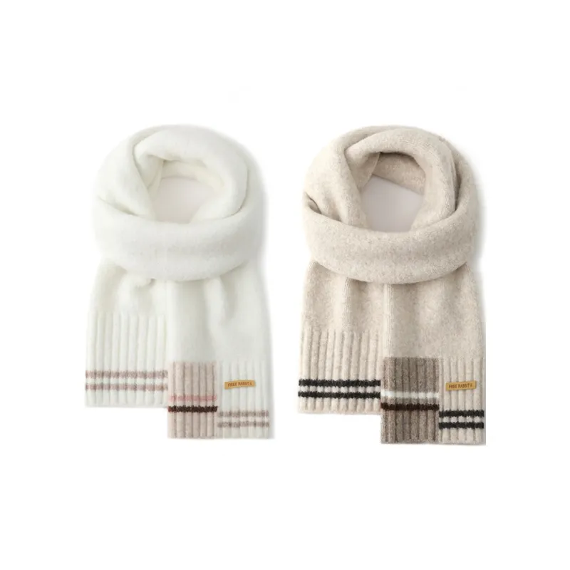 FREE RABBITⅡ Fall And Winter Soft And Warm Skin Friendly Cold Resistant Yarn Scarf Unisex-14