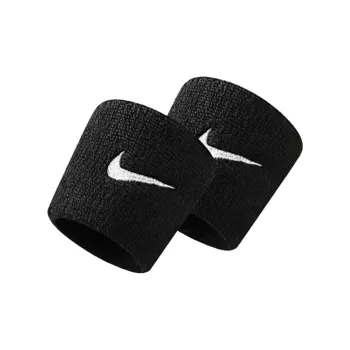 Nike Cotton Polyamide Polyester Elastane Wristbands Unisex Black