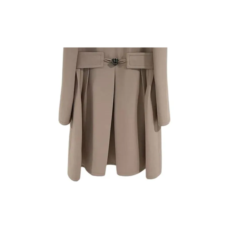 Valentino Long Sleeved Dress Women's Light Umber-1