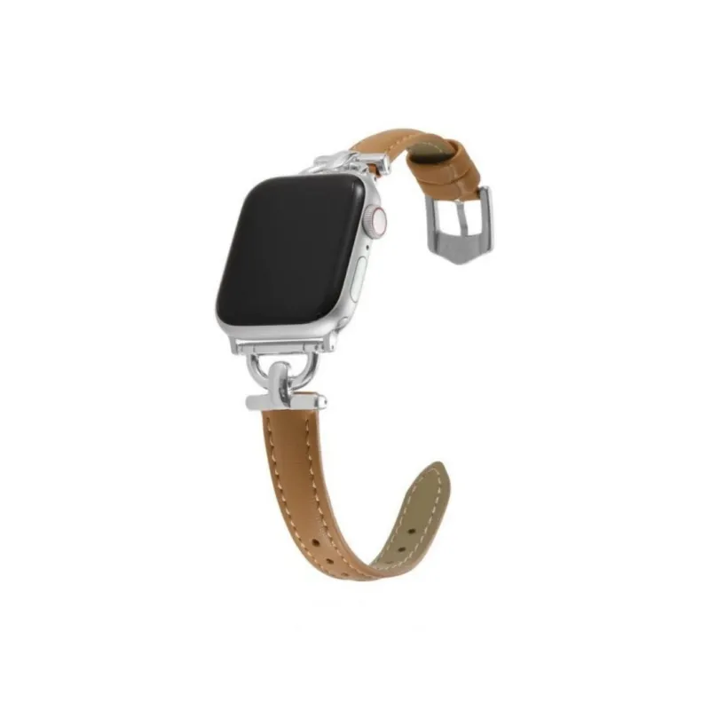 CHRROTA Watch Band Apple Compatibility Leather-3