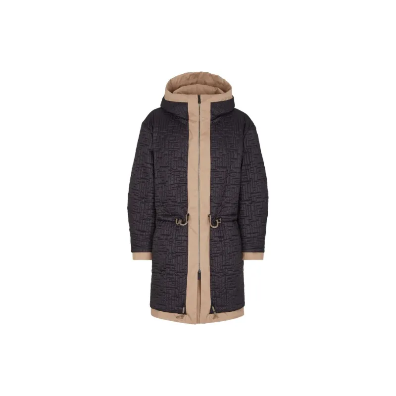 FENDI SS22 Parka Coat Men's Brown-1