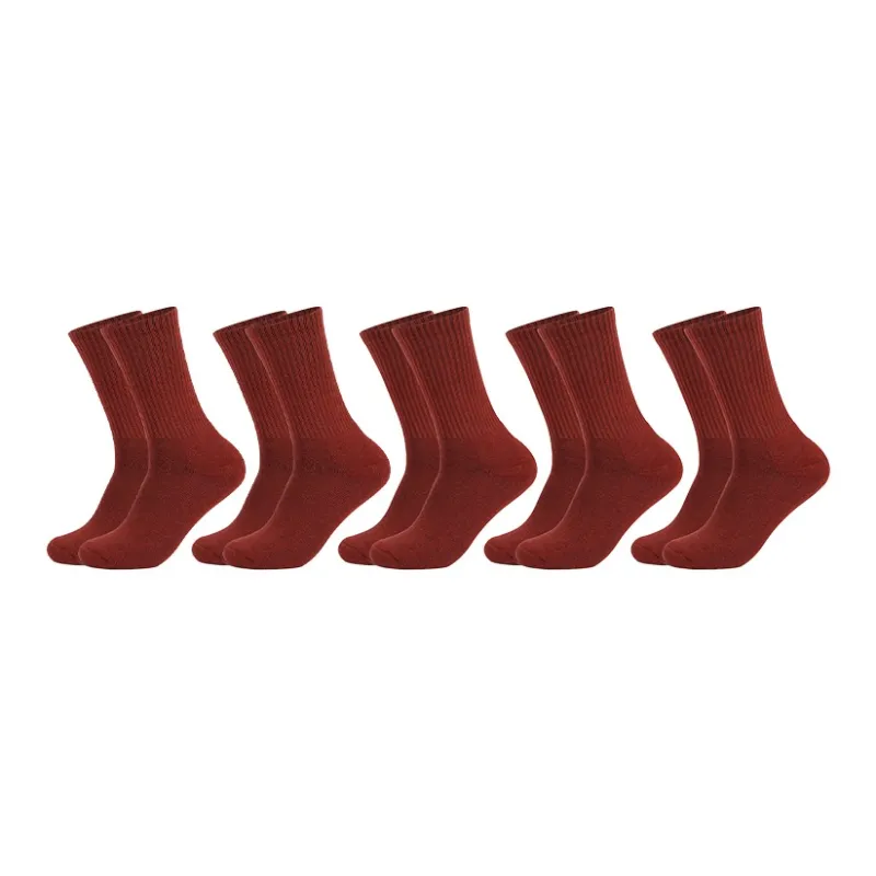 MIIOW Knee High Socks Women's 5 Pack-11
