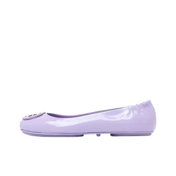TORY BURCH Minnie Ballet Shoes Women's Purple