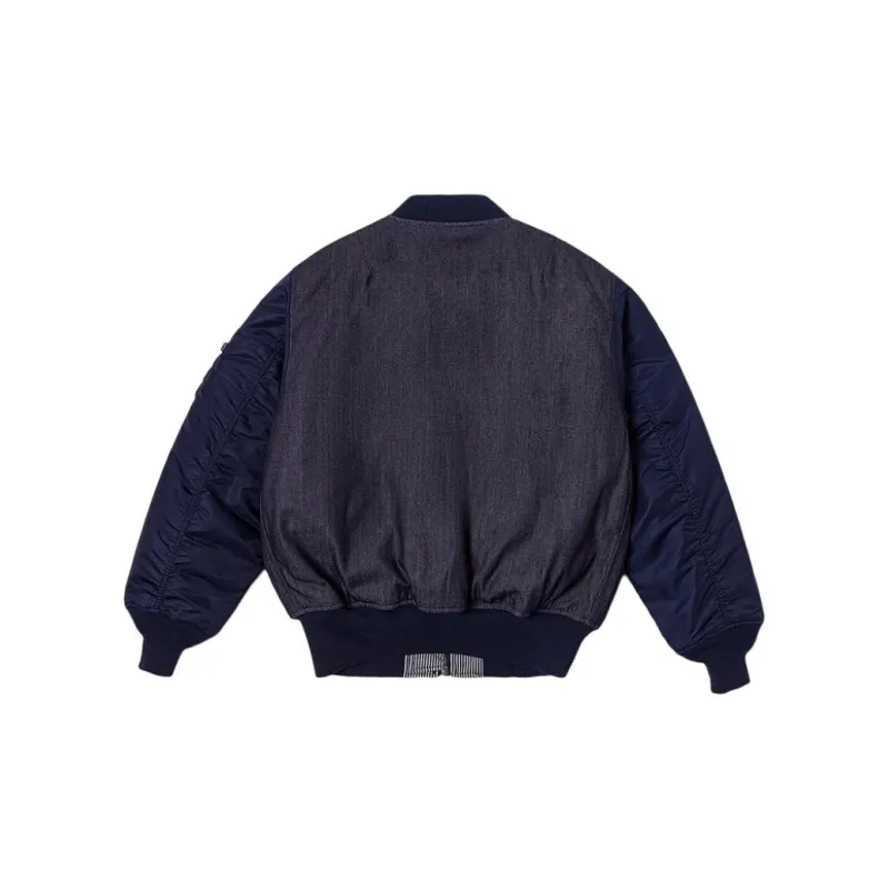 Lee X Alpha Industries Lee Co-branded Model Jackets Unisex Indigo-1