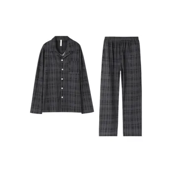 Huggy Kissy Pajama Set Men's Dark Gray