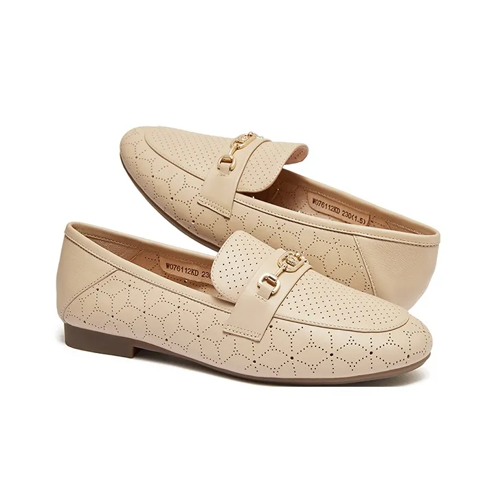 HANG TEN Loafers Women's Black/Apricot-12