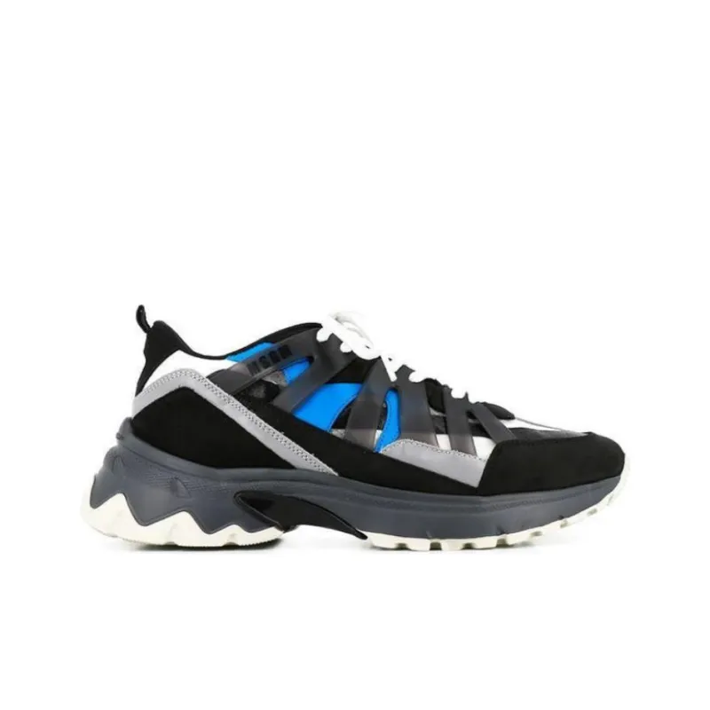 MSGM Low Top Casual Shoes Men's Black-1