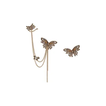 Masw Alloy Clip On Earrings Women's