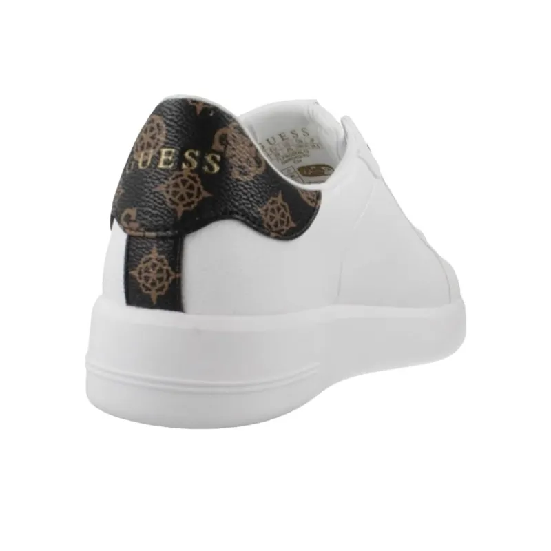GUESS Roki Low-Top Skateboard Shoes Women's Pure White-3