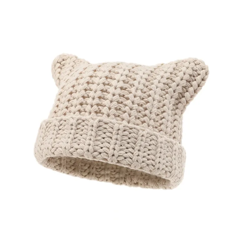 FREE RABBITⅡ Winter Casual Versatile Warm Cold Resistant Thickened Headwrap Hat Unisex-1