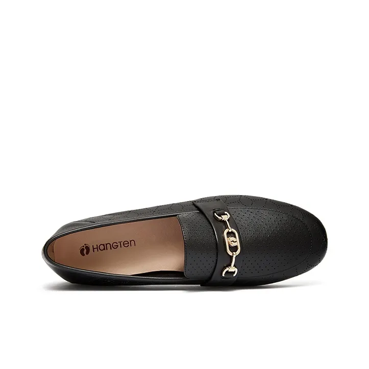 HANG TEN Loafers Women's Black/Apricot-1