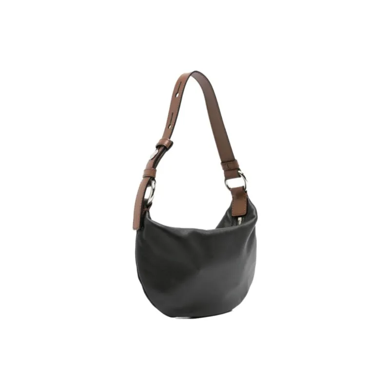 MOSCHINO Logo-patch Leather Shoulder Bag-2