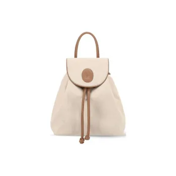 ALICE MARTHA Denim Backpack Women's Ivory