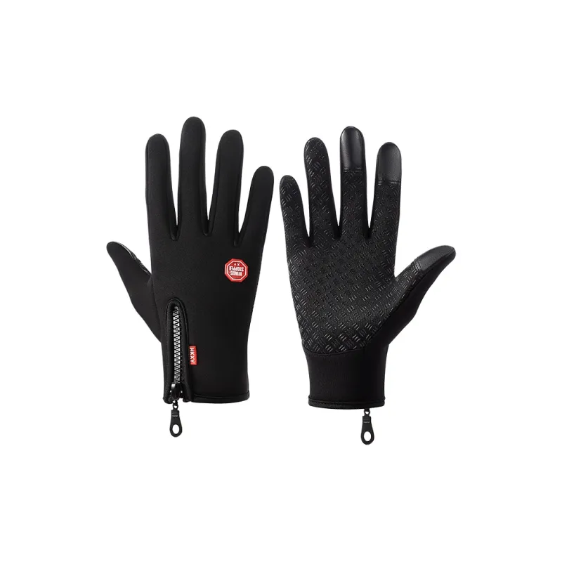 NANJIREN Thin Fleece Gloves Men's-0