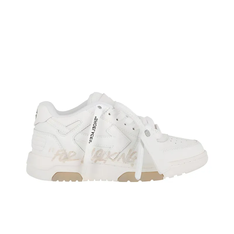 OFF WHITE Out Of Office Low Top Sneaker 'White Beige' Women's-1