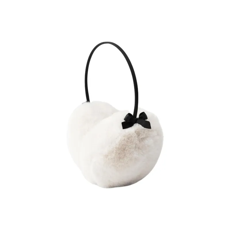 ZARA Polyester Earmuffs Women's Beige-1