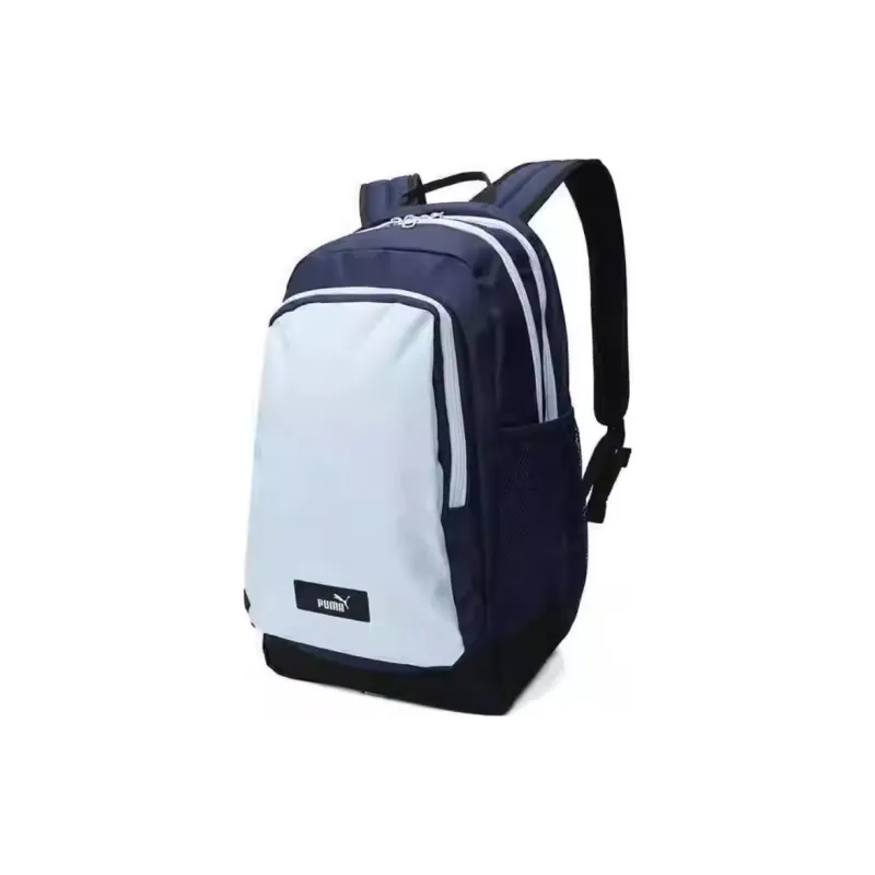 PUMA Polyester Backpack Medium Size Unisex Navy Blue & Sky Blue-2