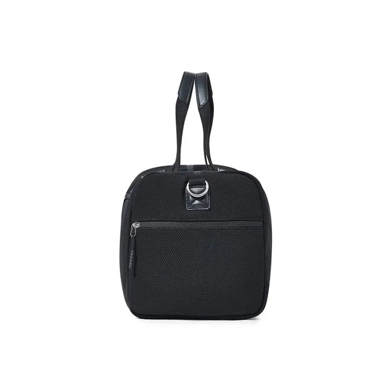 BOSTANTEN Fabric Travel Bag Unisex Black/Beige Yellow-2